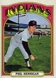 1972 Topps Baseball Cards      748     Phil Hennigan